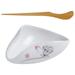 Home Tea Ceremony Supply Ceramic Divider Spoon Spoons Teaspoons Kitchen Utensil Leaf Storage Dish Holder Office