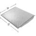 Silver Spring 4 High Aluminum Threshold Ramp Punch Plate Surface 24 L x 32 W