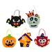 5pcs Halloween Candy Bags Halloween Candy Baskets Chocolate Jelly Sweets Bags