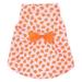 BIN24 Peachy Dress: Beautiful Orange Polyester Slip-On Dress for Cats & Dogs - Sizes: Large Medium Small Extra Large