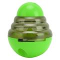 Dog Treat Dispenser Ball Slow Feeding Interactive Pet Food Dispensing Puzzle Ball for Cat Training Green