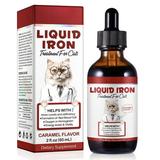 Liquid Iron Supplements for Cats LiquiI Iron with Vitamin C and B12 Supports Anemia Low Enery Levels and Lethargy Promotes Blood Health Helps with Formation of Red Blood Cell