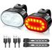 Bike Light Set Powerful LED Bike Light Kit Waterproof Bike Lamp USB Rechargeable Bike Lights Front and Rear Road Bike Light Starlight