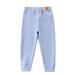 KDFJPTH Baby Boys Girls Cotton Pants Toddler Thicked Lined Casual Trousers Leggings Winter Pants Teen Girls Sweatpants School Uniforms for Girl