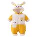 Frostluinai Savings Deals 2024! Winter Fleeces Jumpsuit for Baby Cute Pajamas Young Children With Clothes Soft Warm Pajamas Children s Holiday Birthday Gift/role Play Children