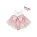 Y2K 0-24 Months Girls Tulle Flower Princess Wedding Dress for Toddler and Baby Girl