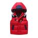 BOLUOYI Toddler Jackets Boys Children s down Padded down Jacket for Boys and Girls Thickened Warm Outerwear Vest Color Matching Hooded Kids Winter Coats Girls Size 7 8 Pink