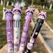 Hello Kitty Cinnamoroll Pompom Purin Kuromi ten-color ballpoint pen cartoon cute push-type color pen student stationery gel pen YJ