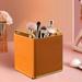 WZHXIN Storage Bins Penholder Leather Pen Desktop Stationery Storage Box office Accessories Storage Box Home Large-Capacity Pen Clearance Closet organizers and Storage orange