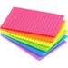 Lined Sticky Notes 4X6 in Bright Ruled Post Stickies Colorful Super Sticking Power Memo Pads Its 45 Sheets/pad 6 Pads/Pack 4x6 in