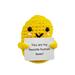 GHYJPAJK Cute Funny Handmade Woven Positive Energy Potato Doll Pendant Gif Lot P8