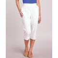 Blair Women's Alfred Dunner® Hyannisport Capris - White - 20W - Womens