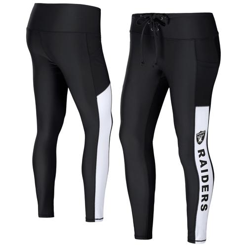 Damenbekleidung von Erin Andrews Schwarze Las Vegas Raiders-Leggings