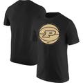 Schwarzes Nike Purdue Boilermakers Basketball-Logo-T-Shirt für Herren