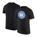 Jordan Brand North Carolina Tar Heels Basketball-Logo-T-Shirt für Herren in Schwarz
