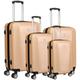 Peterson PTN236SET471277 men's Travel Luggage in Beige