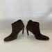 Gucci Shoes | Gucci Brown Suede Booties Boots Size 7 B Made In Italy Zippers See All Photos | Color: Brown | Size: 7