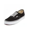 Vans Womens Authentic Trainers - Black, Black/White, Size 4.5, Women