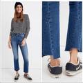 Madewell Jeans | Nwt Madewell Cali Demi Boot Crop 24 | Color: Blue | Size: 24