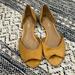 Nine West Shoes | Nine West Yellow Sandals | Color: Yellow | Size: 5.5