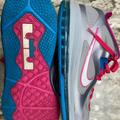 Nike Shoes | Nike Lebron 9 Low ‘Fireberry’ Mens Size 13 | Color: Blue/Pink | Size: 13