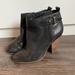 Coach Shoes | Coach Black Heel Booties | Color: Black/Brown | Size: 7.5