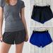 Lululemon Athletica Shorts | Lululemon Ghost Dot Black Slate/Blue Go The Distance Reversible Short Size 10 | Color: Black/Blue | Size: 10