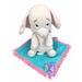 Disney Toys | Disney Parks Babies Dumbo Plush Stuffed Animal Lovey Blanket Soft Toy Elephant | Color: Gray | Size: 1