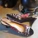 Nine West Shoes | Gorg 9west Floral Peep Slings/Patent Heel/Platform | Color: Black/Red/White | Size: 9