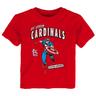 Toddler Red St. Louis Cardinals Team Captain America Marvel T-Shirt