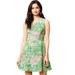 Anthropologie Dresses | Anthropologie Maeve Pink + Green A-Line Dress! | Color: Green/Pink | Size: 4