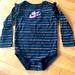 Nike One Pieces | Baby Girl Nike Long-Sleeve Onesie | Color: Black/Purple | Size: 24mb
