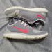 Nike Shoes | Nike Fs Lite Shoe Womens Size 6 Grey Run Performance Running Pink Logo Sneakers | Color: Gray/Orange | Size: 6