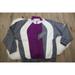 Adidas Jackets & Coats | Adidas Vintage Men's Small Colorblock Purple Grey White Windbreaker | Color: Purple/White | Size: S