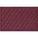 Argyle Indoor/Outdoor Door Mat by WaterHog in Bordeaux (Size 3'W X 5'L)