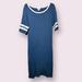 Lularoe Dresses | Lularoe Blue And White Julia Dress | Color: Blue/White | Size: Xl