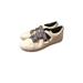 Michael Kors Shoes | Michael Kors Casey White/Navy Leather Sneaker Mk Logo Tape Size 7.5 New | Color: White | Size: 7.5