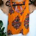 Anthropologie Tops | Anthropologie Bohemian Tie Back Akemi + Kin Rosae Tank | Color: Orange | Size: M