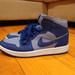 Nike Shoes | Nike Air Jordan 1 Dh7821 500 Iron Purple/Blue Georgetown Colors Youth Size 9 Ys | Color: Blue/Purple | Size: Youth Size 9 Ys