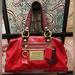 Coach Bags | *** Rare*** Coach Poppy Satchel Shoulder Bag Purse Red Patent Leather | Color: Red | Size: Os