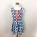Anthropologie Dresses | Anthropologie Thml Embroidered Tassel Dress Sleeveless Blue Women’s Sz Small | Color: Blue/White | Size: S