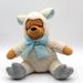 Disney Toys | Disney Store Winnie The Pooh Sheep Lamb Easter Bunny Blue Plaid Bow 12" Plush | Color: Blue | Size: 12"