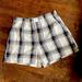 American Eagle Outfitters Underwear & Socks | Nwt Men’s Plaid American Eagle Outfitters Boxer Shorts | Color: Black/Cream | Size: M 32-34