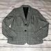 Nine West Jackets & Coats | Nine West Two-Button Plaid Jacket Blazer Size 6 | Color: Black/Gray | Size: 6