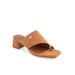 Women's Etta Sandal by Roamans in Tan Suede (Size 5 1/2 M)