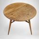 1950s Ercol Circular Folding Occasional Table Model 308 FREE UK