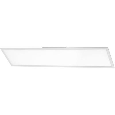 BRILONER LEUCHTEN LED Panel "7193016 Simple", grau (antik, grau), Lampen, Deckenlampe, 119,5x29,5x6cm, Weiß, 38W, Wohnzimmer, Schlafzimmer Image