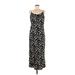 Bardot Casual Dress - Slip dress: Black Animal Print Dresses - Women's Size 12