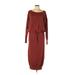 Tracy Reese Casual Dress: Red Dresses - Women's Size Large