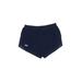 Under Armour Athletic Shorts: Blue Solid Activewear - Women's Size Medium